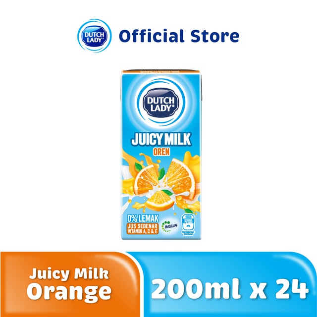 DUTCH LADY JUICE MILK (ORANGE) 200ml x 24 Shopee Malaysia