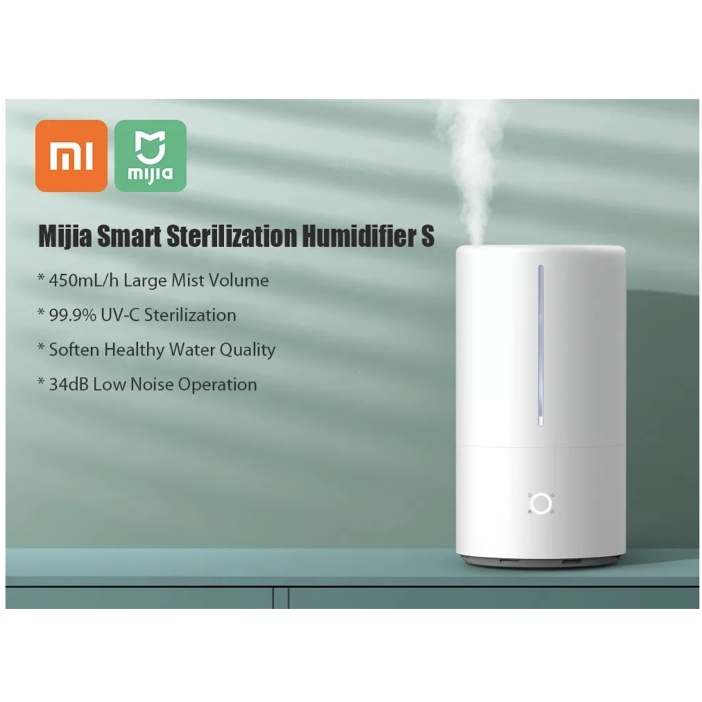 Xiaomi Mijia Smart Sterilization Humidifier S UV-C Ultraviolet Air ...