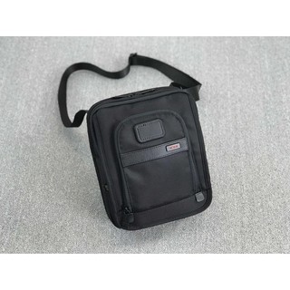 tumi man bag leather