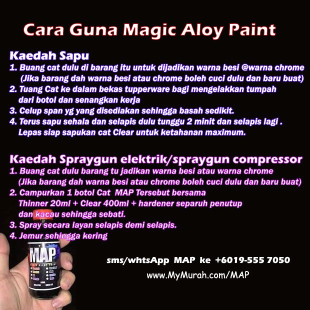 Color Your Aloy With Magic Alloy Paint Shopee Malaysia