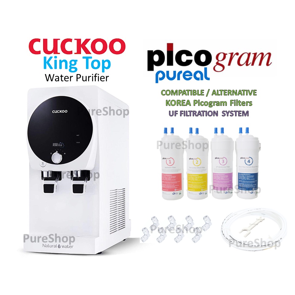 Compatible Cuckoo King Top Water Dispenser Picogram Purifier Korea Halal Filter Uf Membrane Alkaline Shopee Malaysia