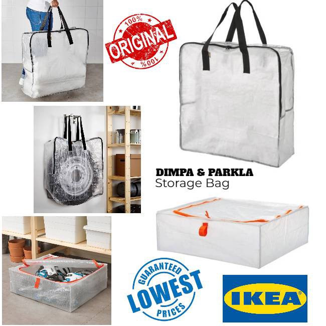 ikea IKEA DIMPA & PARKLA Storage Bag Beg Ikea Shopee Malaysia