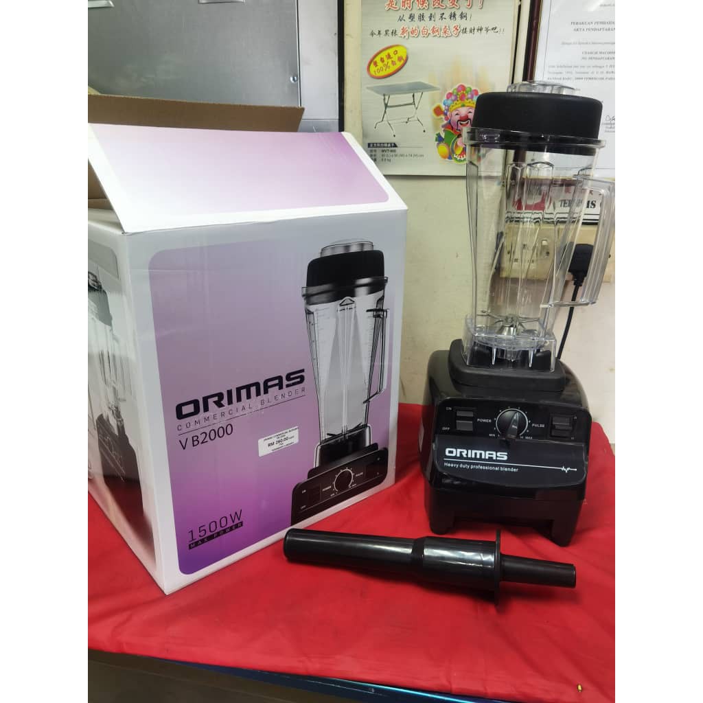 READY STOCK ORIMAS COMMERCIAL BLENDER VB2000 (NEW)