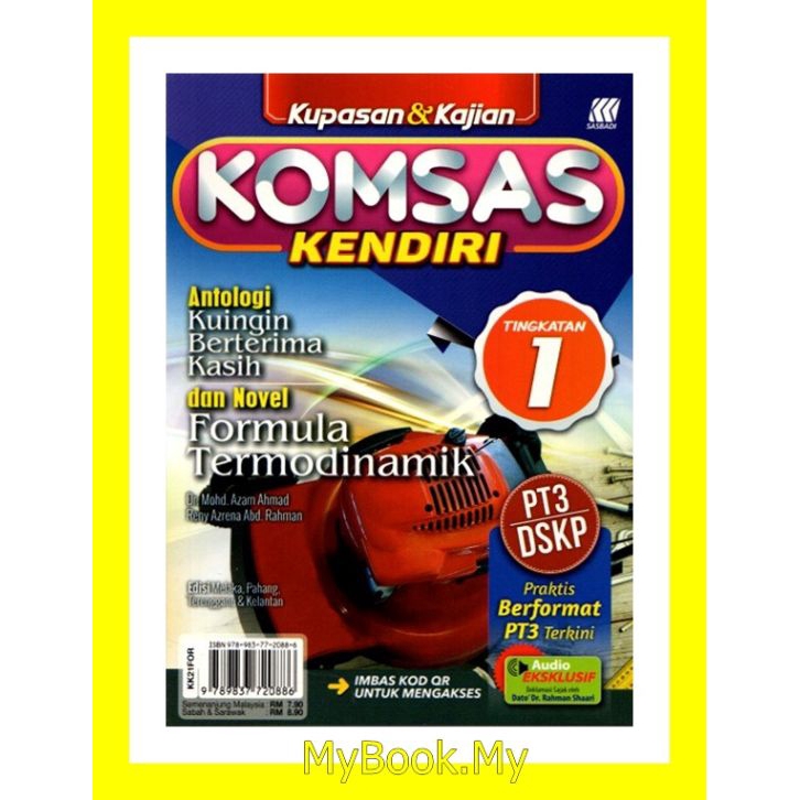 Contoh Jawapan Komsas Tingkatan 1 Novel Termodinamik  malakowe