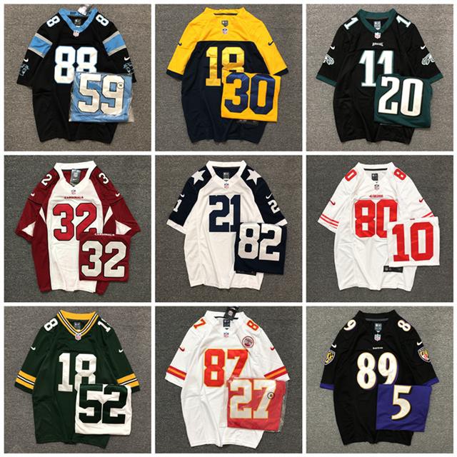 NFL Rugby Jersey American Football Hip-Hop ulzzang Vintage Fashion