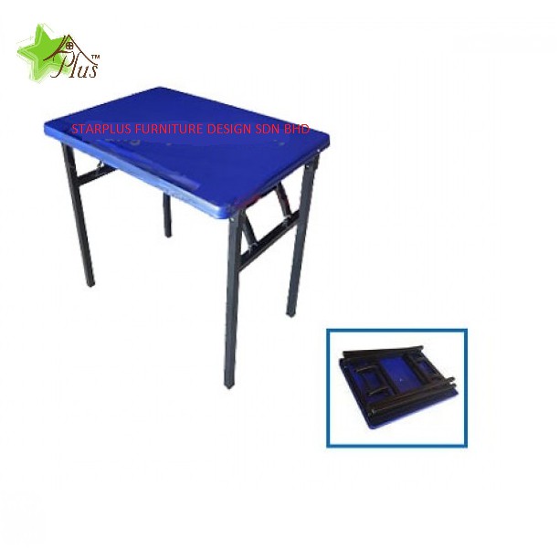MEJA PELAJAR LIPAT / FOLDING STUDENT TABLE (PLASTIC TOP) * 1 OR 2 UNITS TABLE ONLY IN ORDER