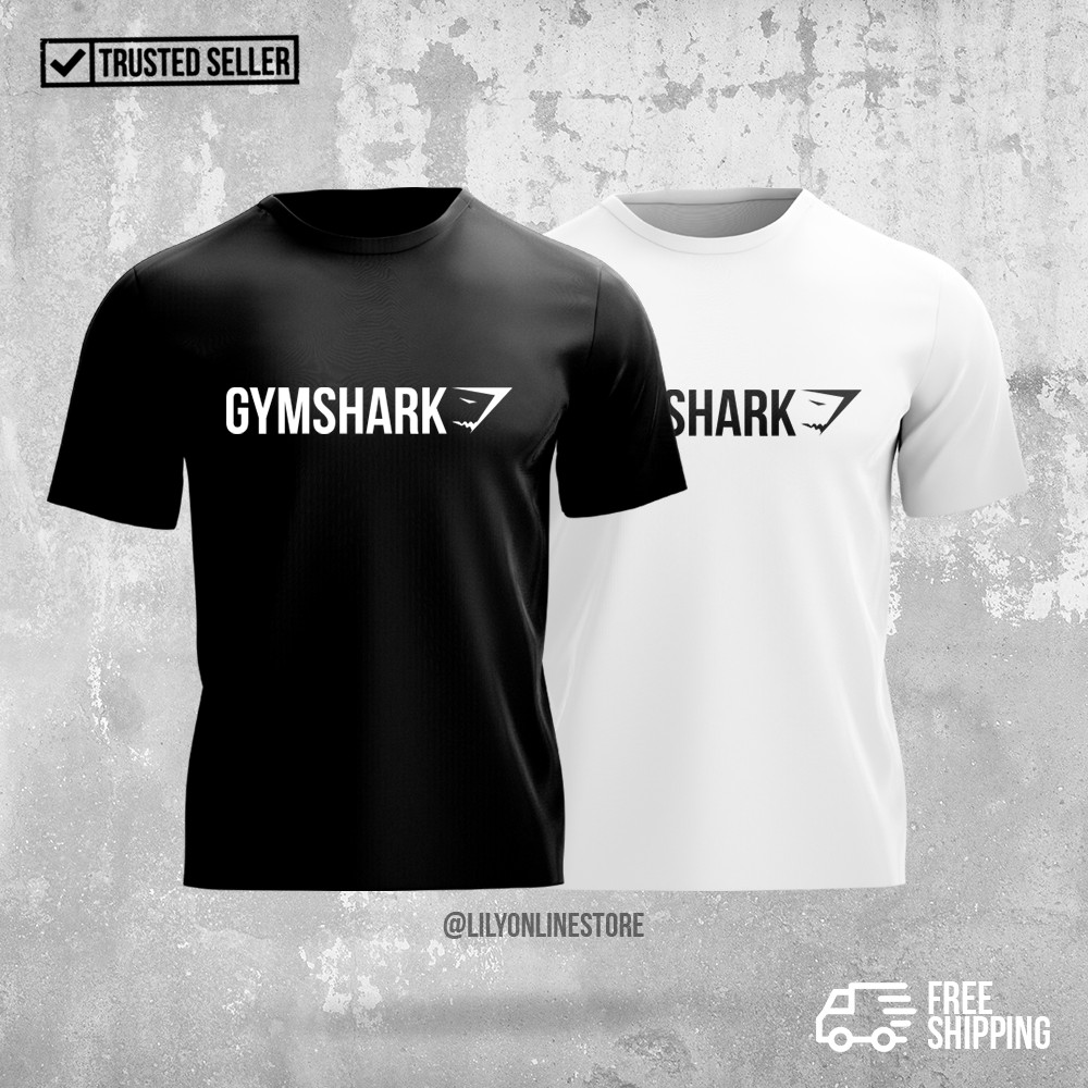 GYMSHARK FITNESS GYM TSHIRT MURAH UNISEX 100 PREMIUM COTTON Shopee