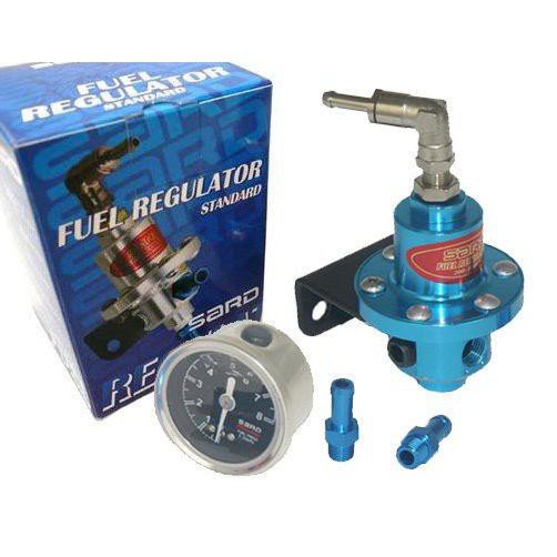 [Local Ready Stock] SARD Adjustable Fuel Pressure Regulator with Gauge Meter Fuel Regulator