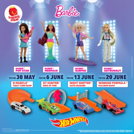 mcdonalds toys barbie