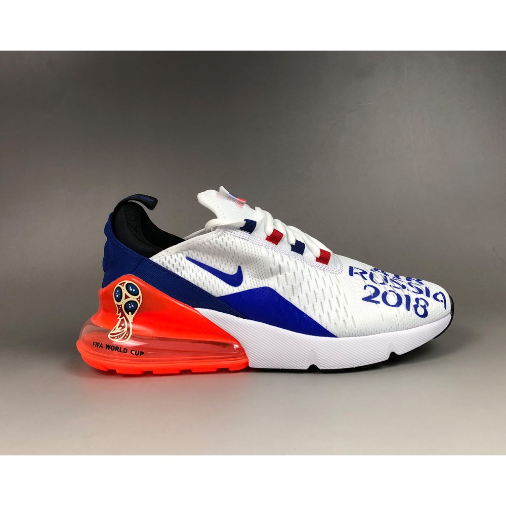 nike air max 270 white blue orange