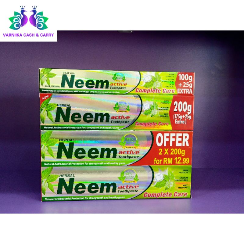 NEEM TOOTHPASTE 2×200G , 200G & 100G ️ Shopee Malaysia