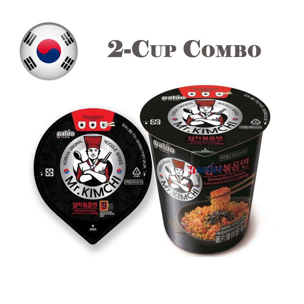 PALDO Mr Kimchi Kimchi Ramen Noodle Small Cup | Shopee Malaysia