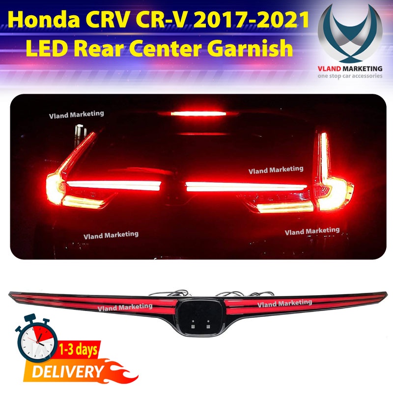 Honda CRV CRV 2017 2021 Sequential Reflector LED Rear Bumper Tail