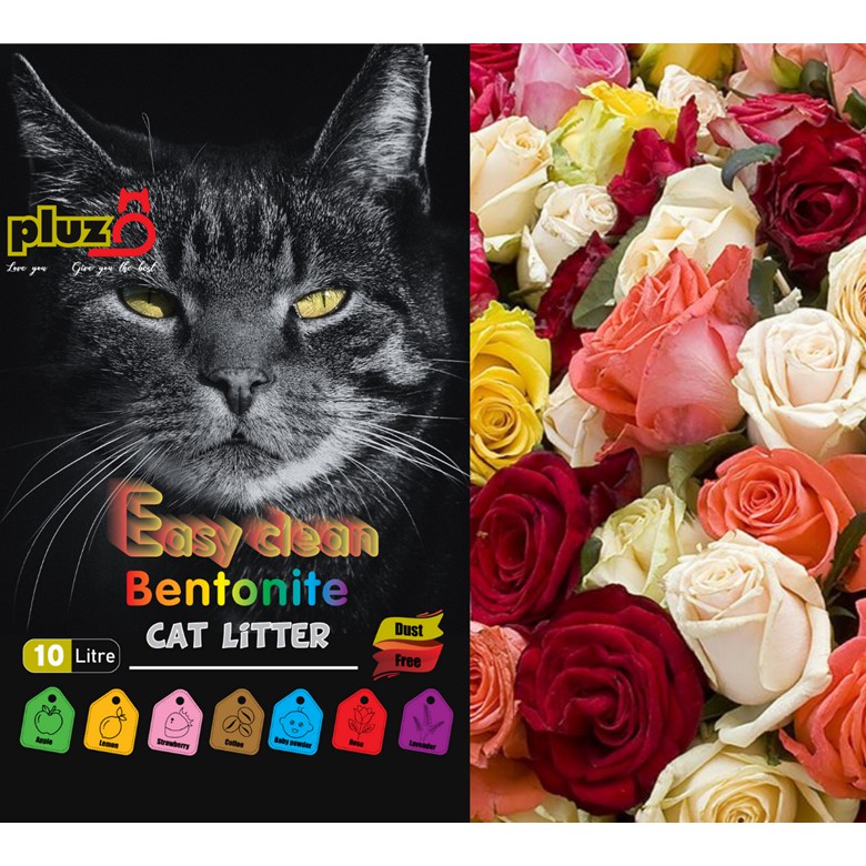 NEW PACK 10L EASY CLEAN PREMIUM Cat Litter WANGI PASIR KUCING (7 