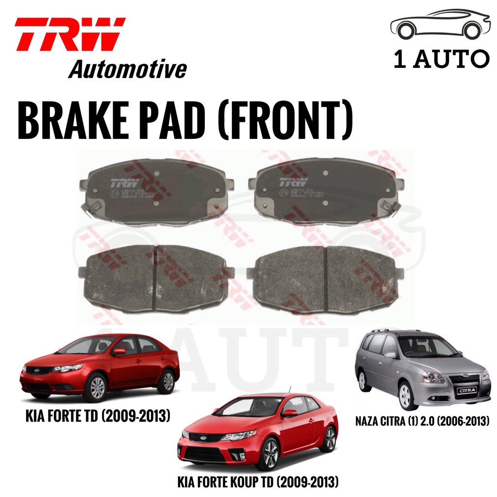 2013 kia forte brake pads