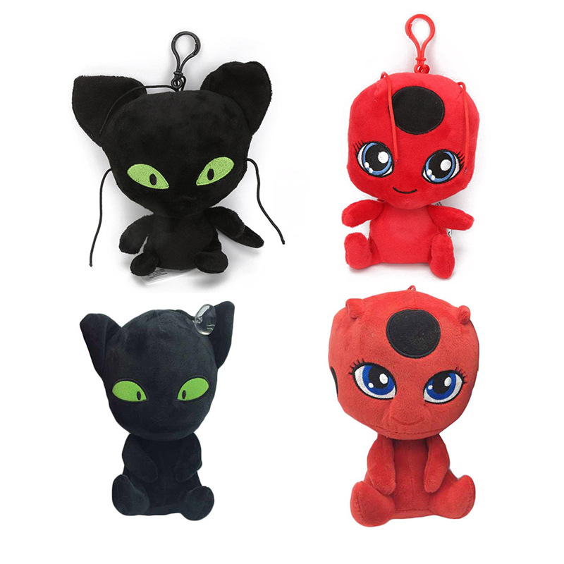 ladybug and cat noir stuffed animals