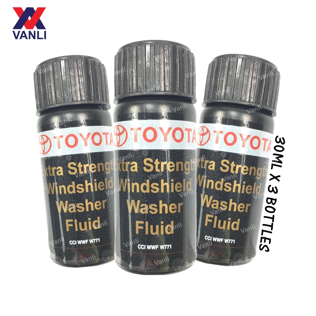 Toyota Extra Strength Windshield Washer Fluid 30ml ( 3 Bottles