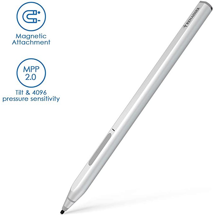 Renaisser Raphael 5 Stylus Pen For Windows Surface Silver Shopee Malaysia