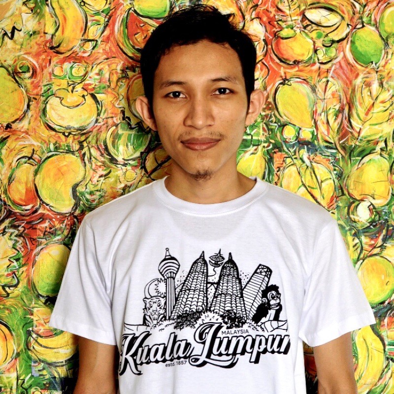 Kuala Lumpur Doodle Danvillage Tshirt Malaysia Souvenir Fashion