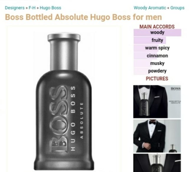 boss bottled absolute