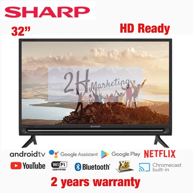 Sharp 32 2tc32bg1x Android Hd Ready Led Tv Shopee Malaysia