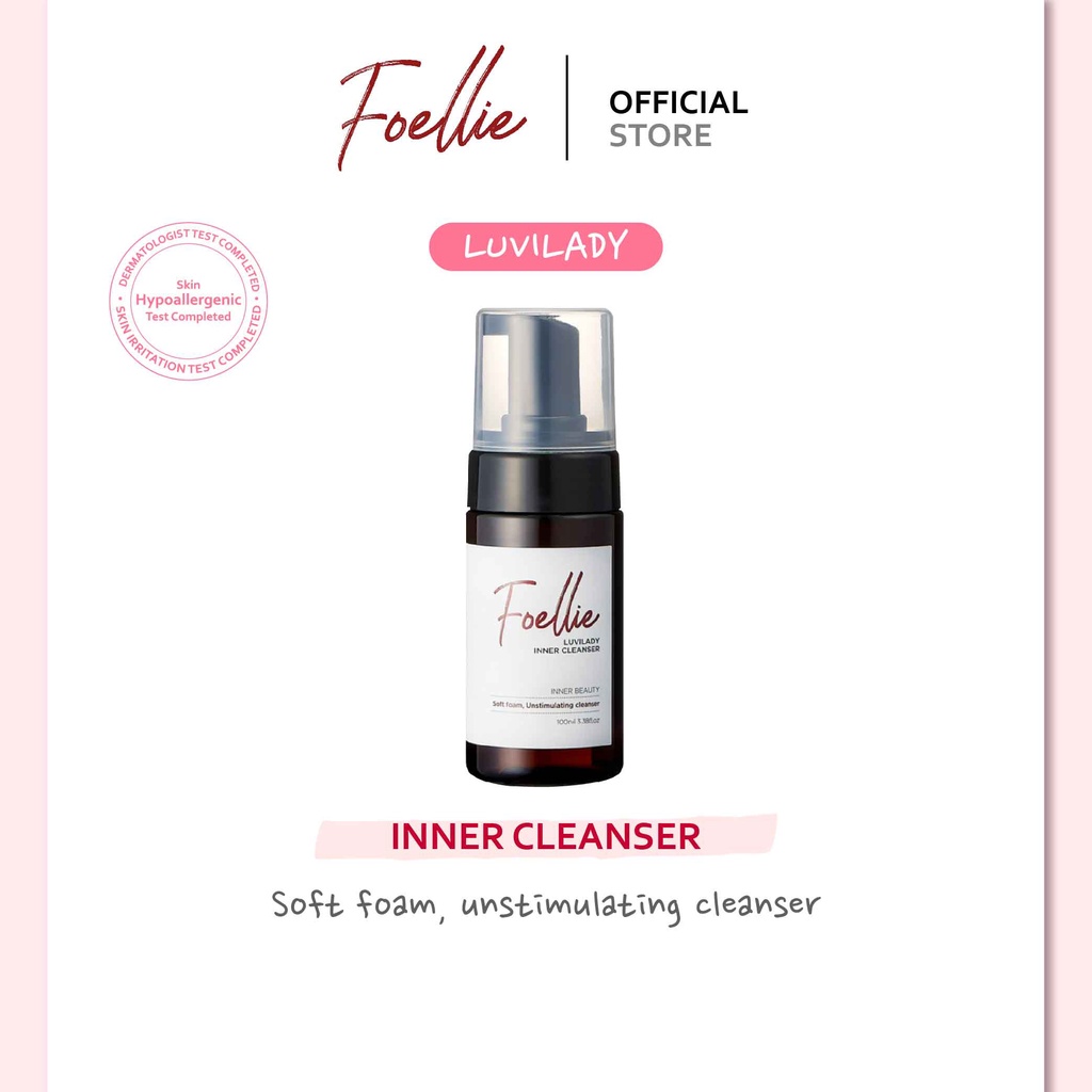 Foellie Luvilady Inner Cleanser Female Hygiene Wash (100ml) Shopee