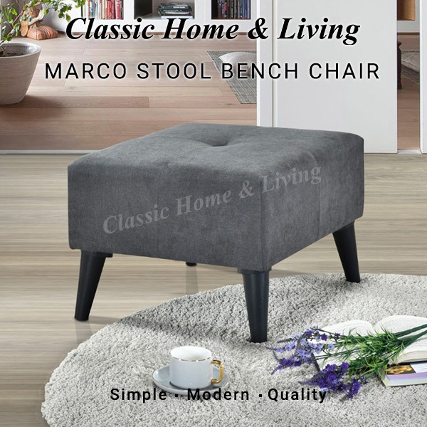 CHF Marco Stool Bench Chair / Bench Chair for living room / Bench Chair for bedroom / Bench Chair for cafe shop