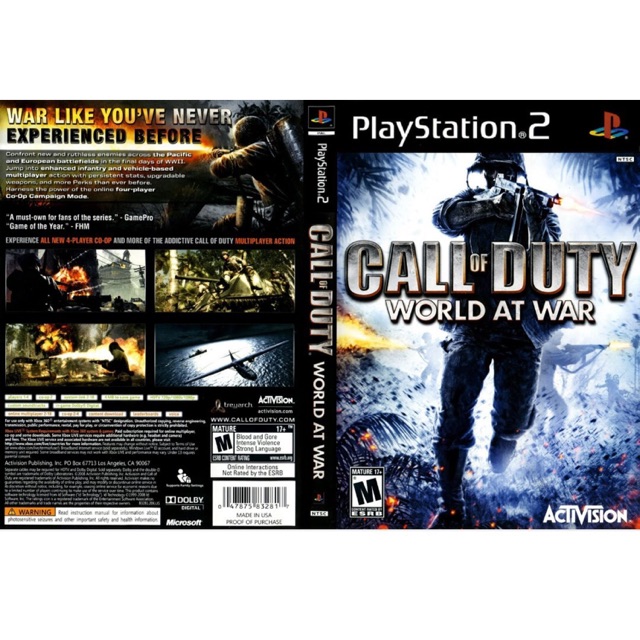 world at war ps2