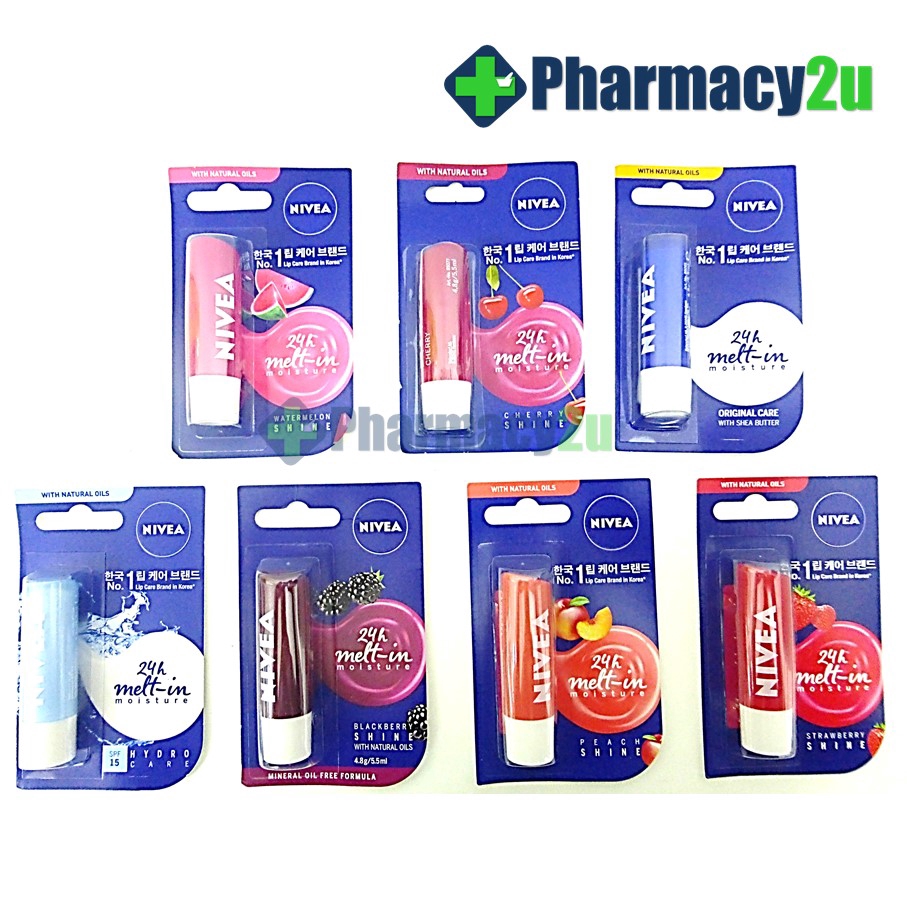 NIVEA CARING LIP BALM/HYDRO CARE SPF 15 4.8G Shopee Malaysia
