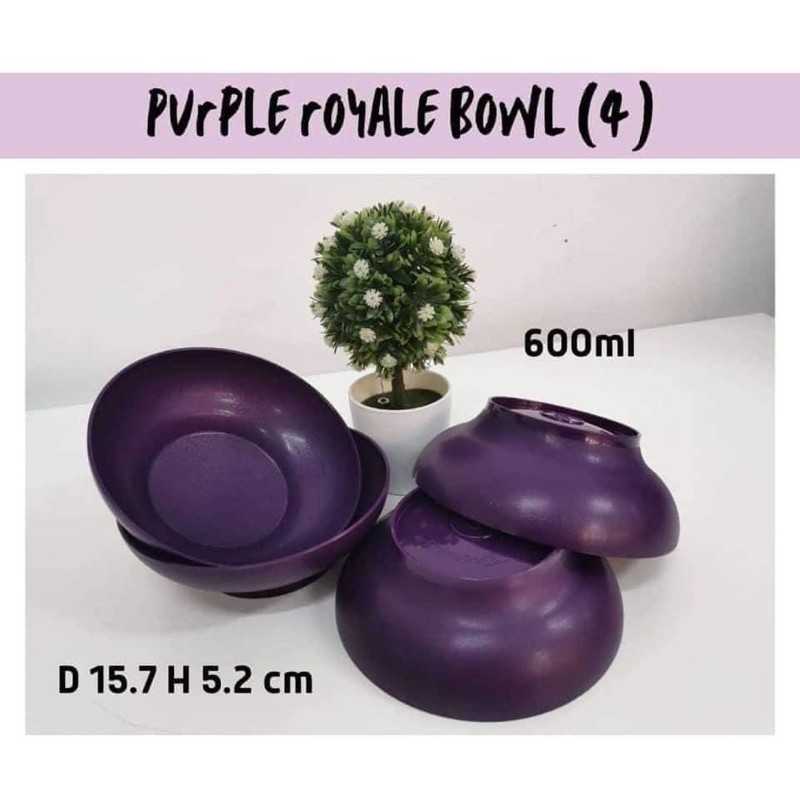 Tupperware Royal purple bowl