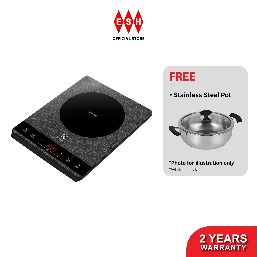 Electrolux ETD29PKB Portable Induction Cooker Shopee Malaysia