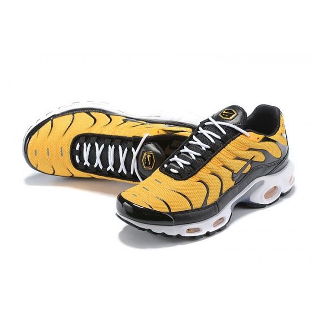 black and yellow tn nike