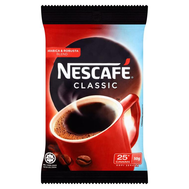 NESCAFE CLASSIC ARABICA & ROBUSTA BLEND 50G | Shopee Malaysia