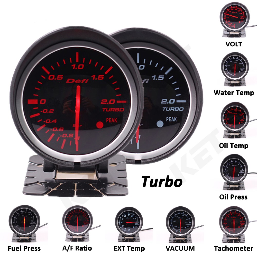 Defi Meter Model BF 2.5 Inch Defi BF White&red Light 60mm Gauge Gauge