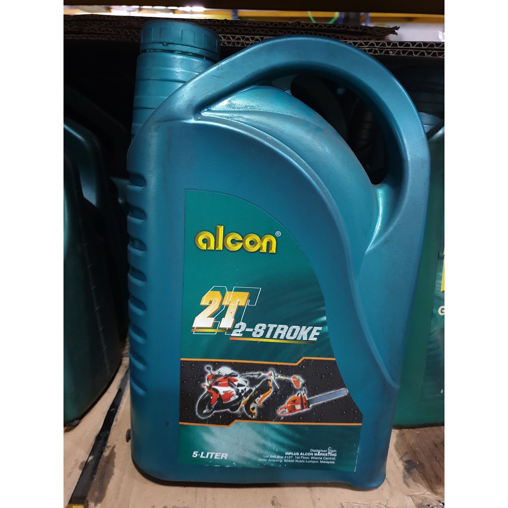 ALCON 2T 2 STROKE MOTORCYCLE OIL 5L tcw2 engine oil Shopee Malaysia