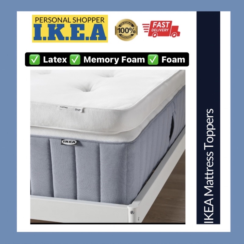 IKEA Mattress Pad Topper Toppers Latex Memory Foam Single Queen King