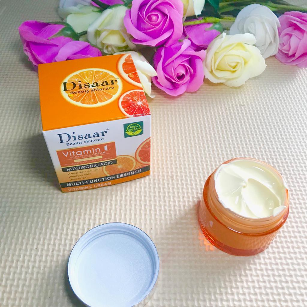 DISAAR HA Vitamin C Glow & Moisture Whitening Face Cream with Berry