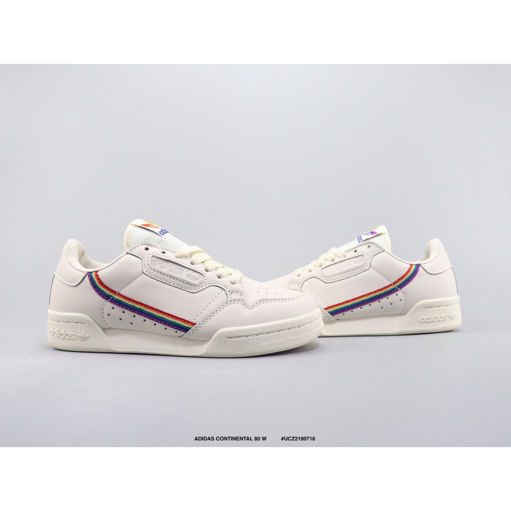 adidas continental 80 rainbow