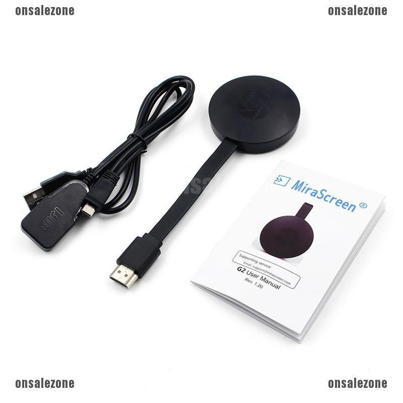 HD Cable 1080P WiFi Display TV Dongle Wireless Receiver HDMI AirPlay DLNA Share