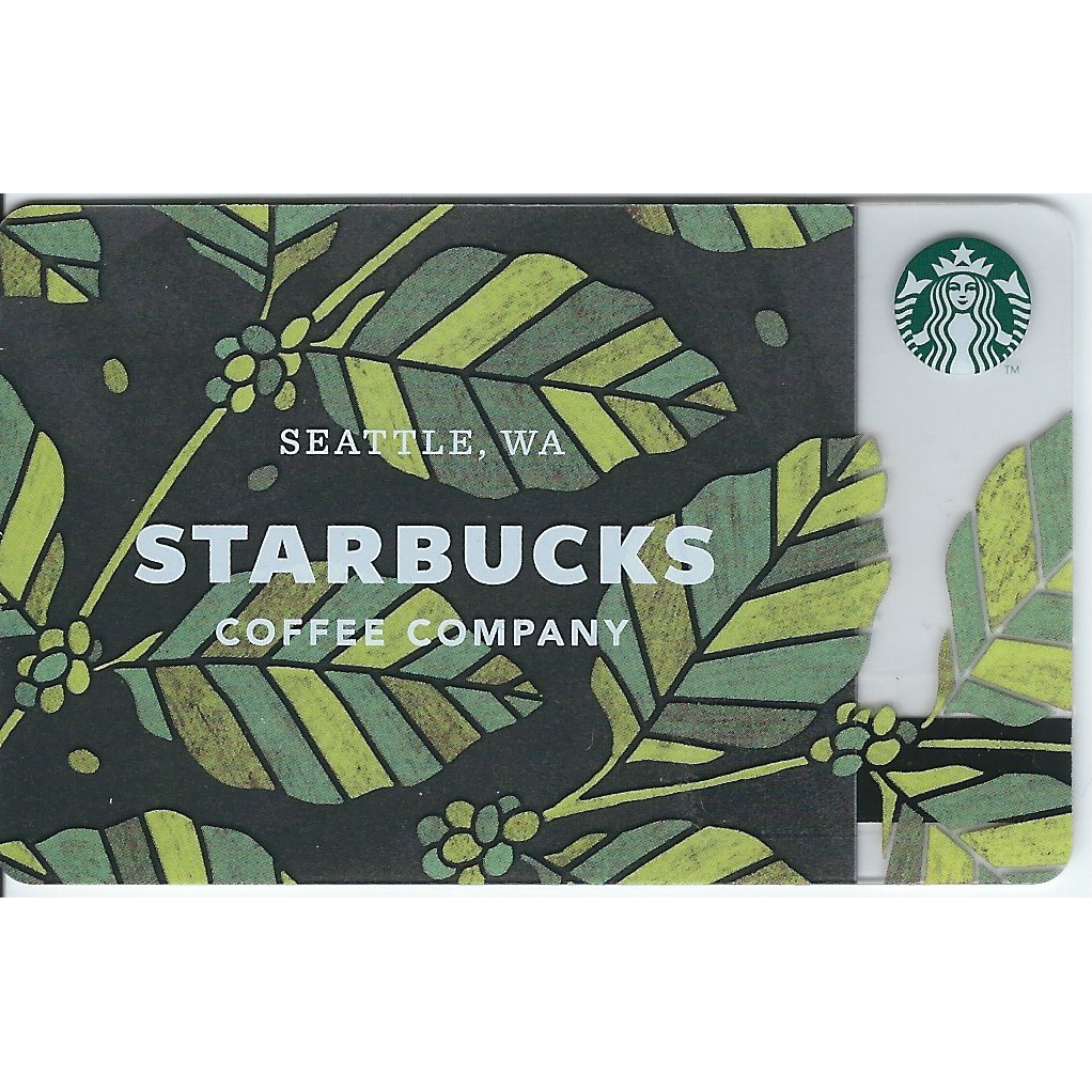 Starbucks Gift Card Striped Green leaves (RM20) Shopee Malaysia