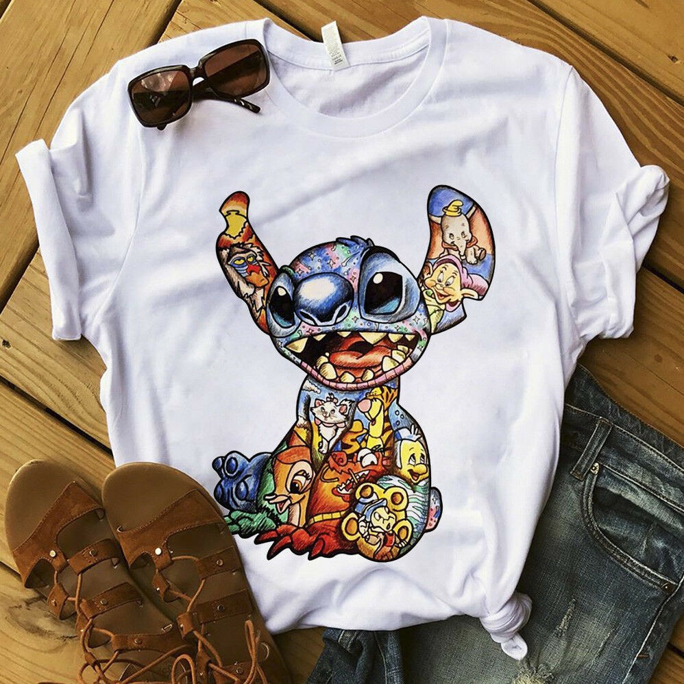 disney stitch t shirt mens