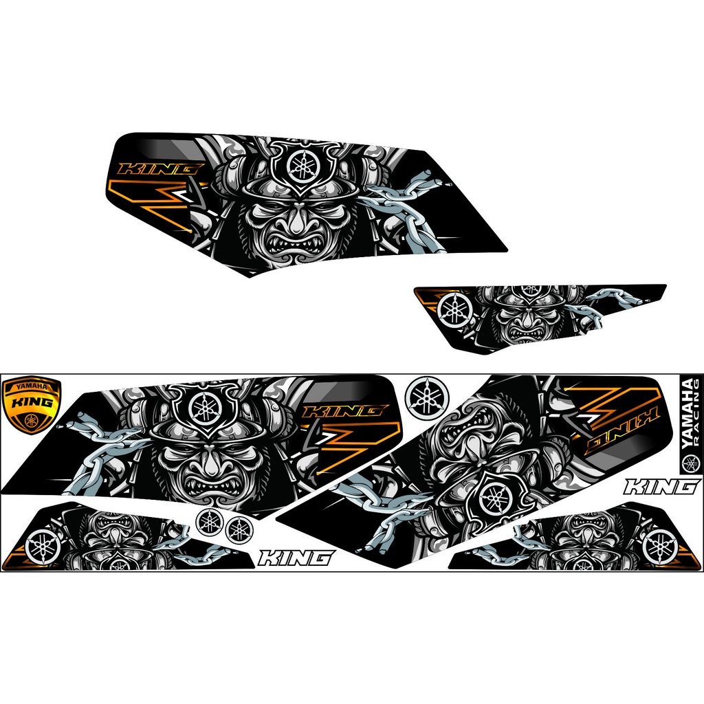KS YAMAHA RX-KING VARIATION/ STRIPING STICKER VARIATION NEW CUSTOM/NEW POLET VARIATION LATEST STYLE DECAL
