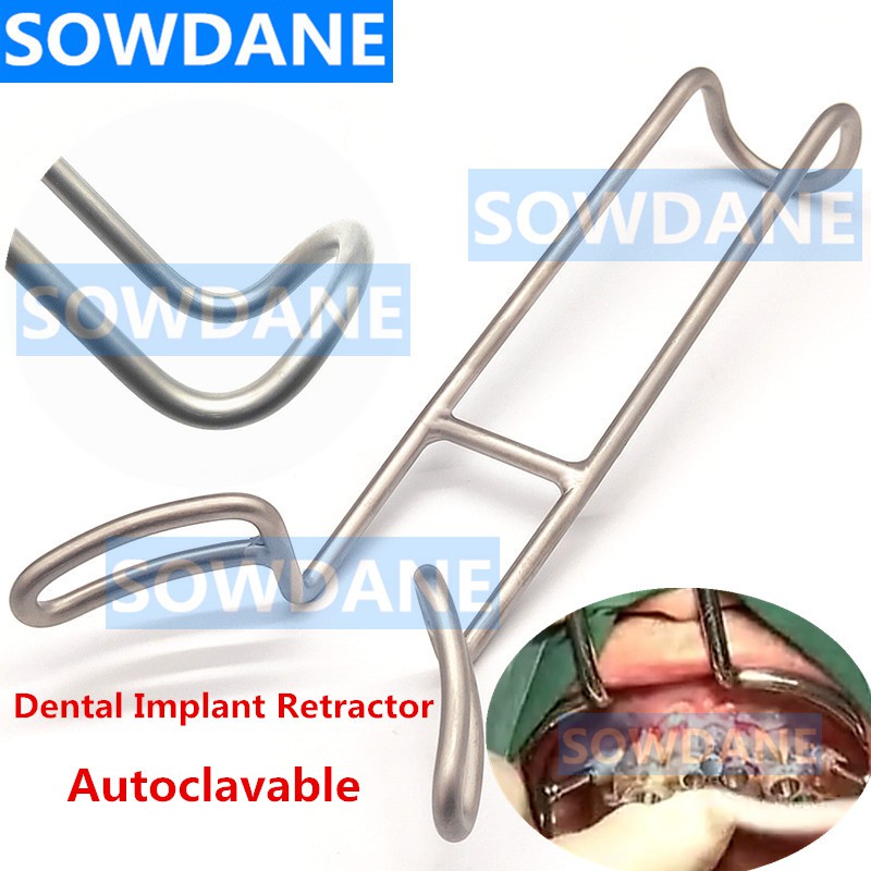 Dental Mouth Gag Retractor Dental Opener Retractor Autoclavable 7.5cm