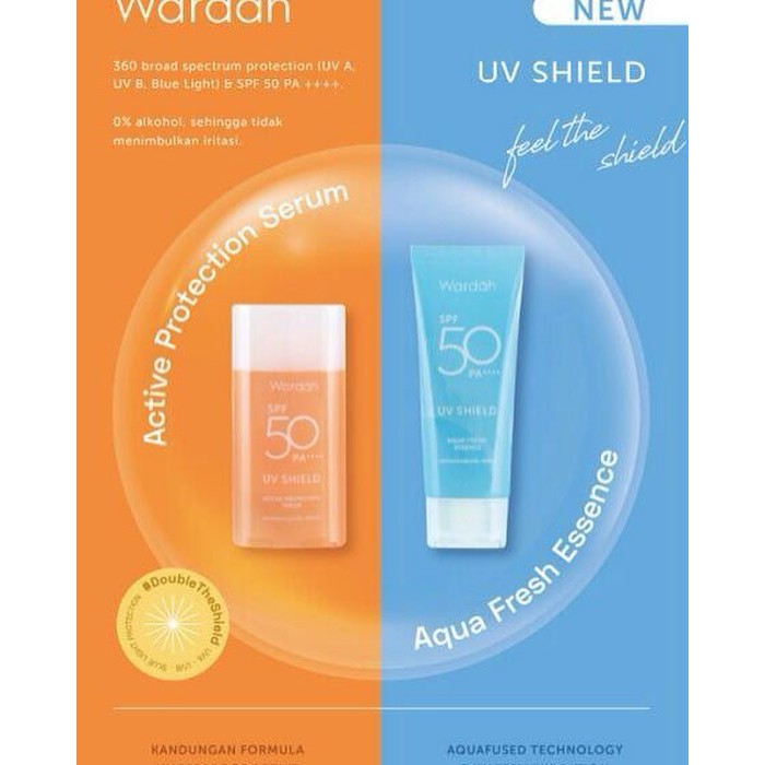 Essentials protect. Active Nine UV Shield mild Sun Relief.