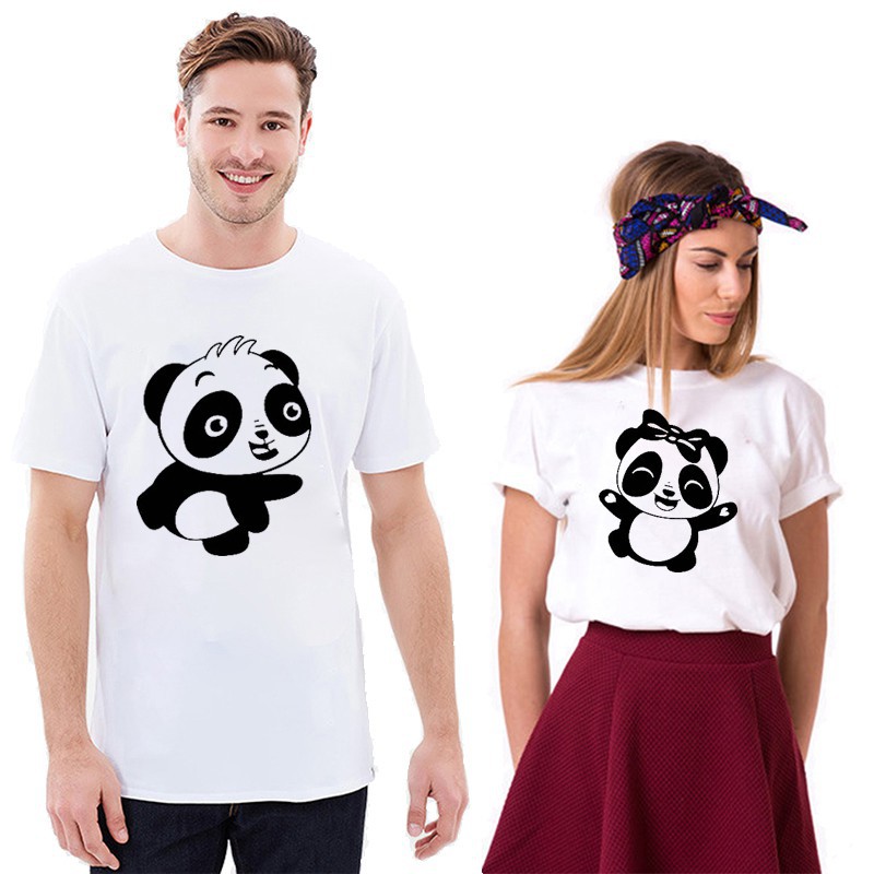 panda t shirt couple