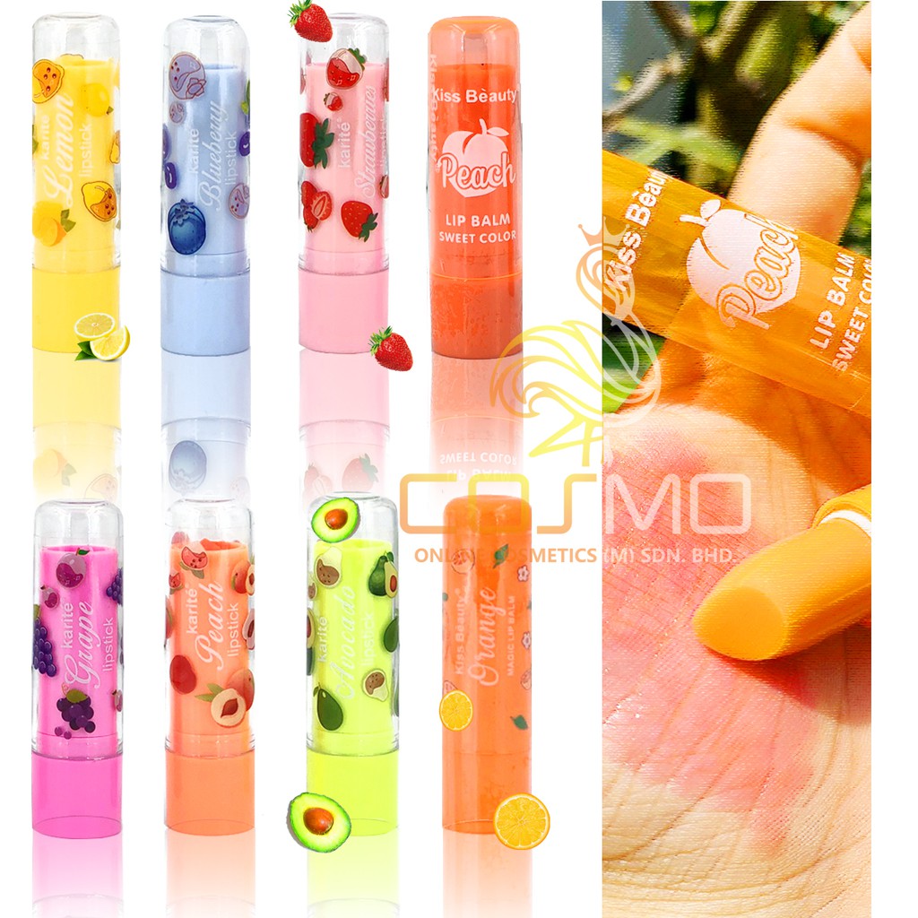 Fruit Lip Balm Karite & Kiss Beauty magic Lip Balm Moisture & Fruity
