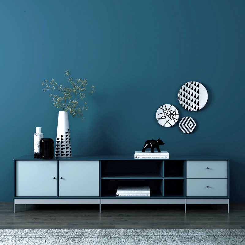 Demo dark blue indigo blue indigo blue pure pigment color wallpaper modern  simple Northern Europe bedroom living room background wall paper | Shopee  Malaysia
