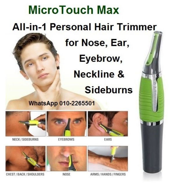 Micro Touch Max Multipurpose All In One Hair Trimmer Shaver Ear