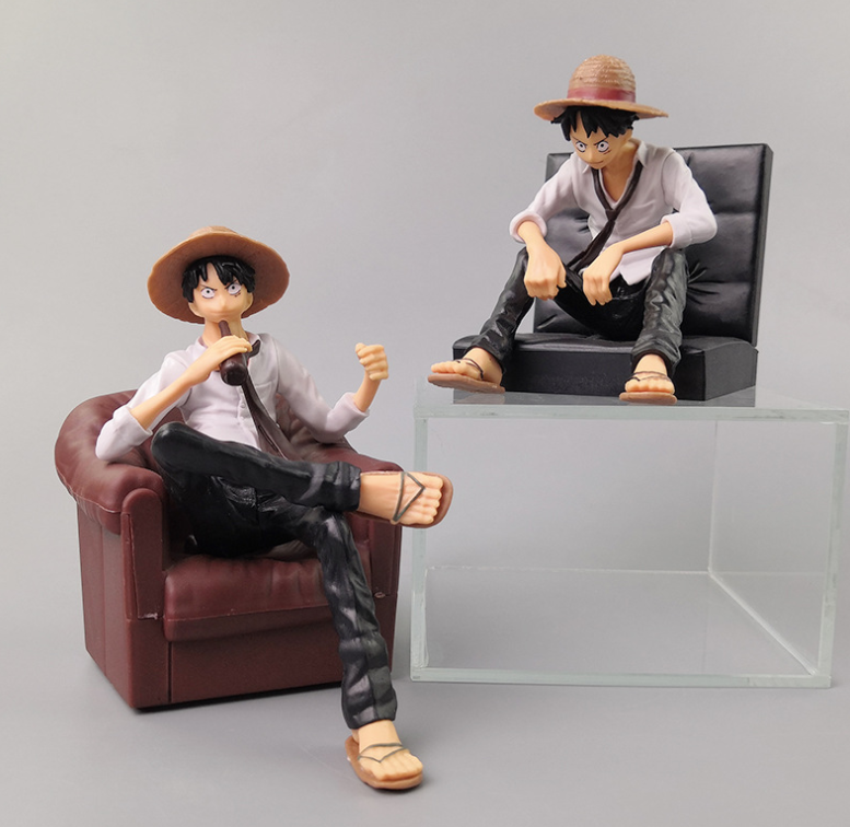 One Piece Anime Figure Luffy Sitting on Sofa Garage Kit Model Toys  Collectibles Action Figures Figure Doll Japanese original | Shopee Malaysia