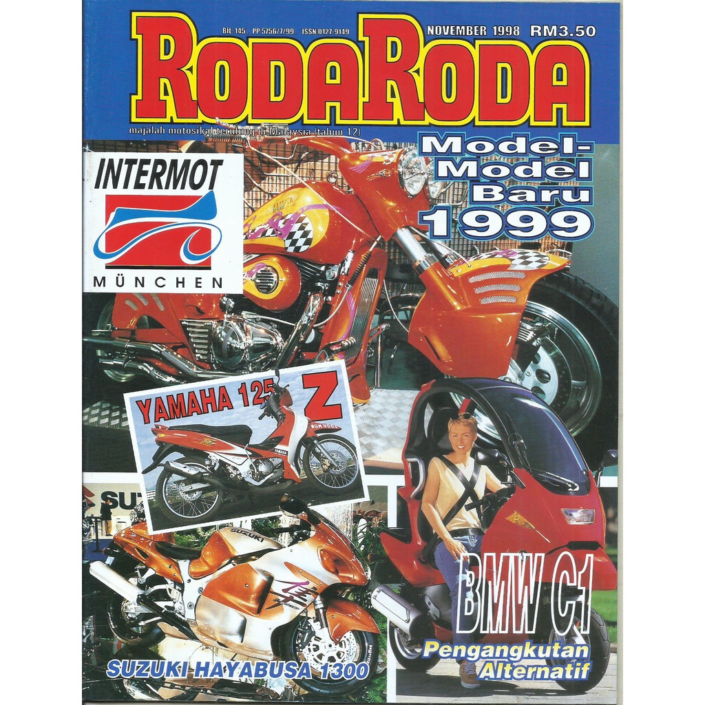 Majalah RodaRoda Bil. 145 November 1998